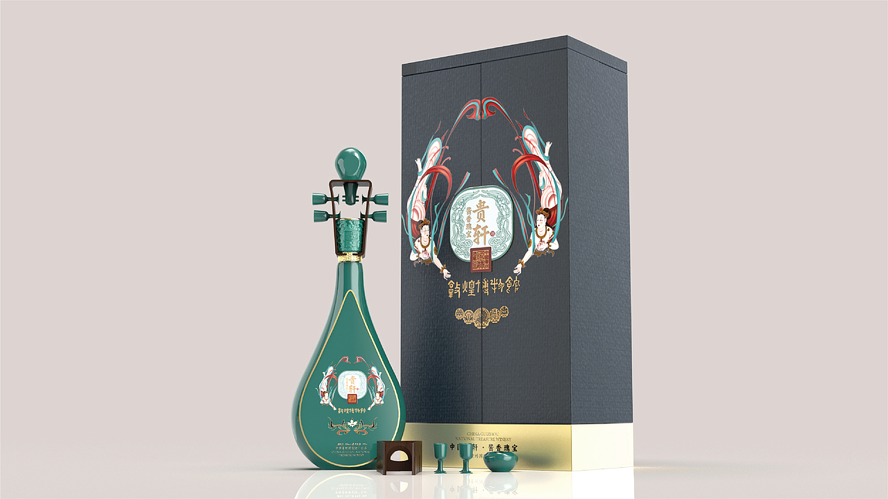 贵轩-敦煌反弹琵琶（图ZMjk0MTY4NTU2） - 包装 - 站酷设计师幸运幸运的大虎原创素材 - 站酷ZCOOL