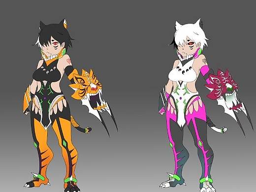 猫拟人设计（个人主页-ZMzQ2NjQ2Njg=） - 创作习作 - 站酷设计师空脸_ankh原创素材 - 站酷ZCOOL