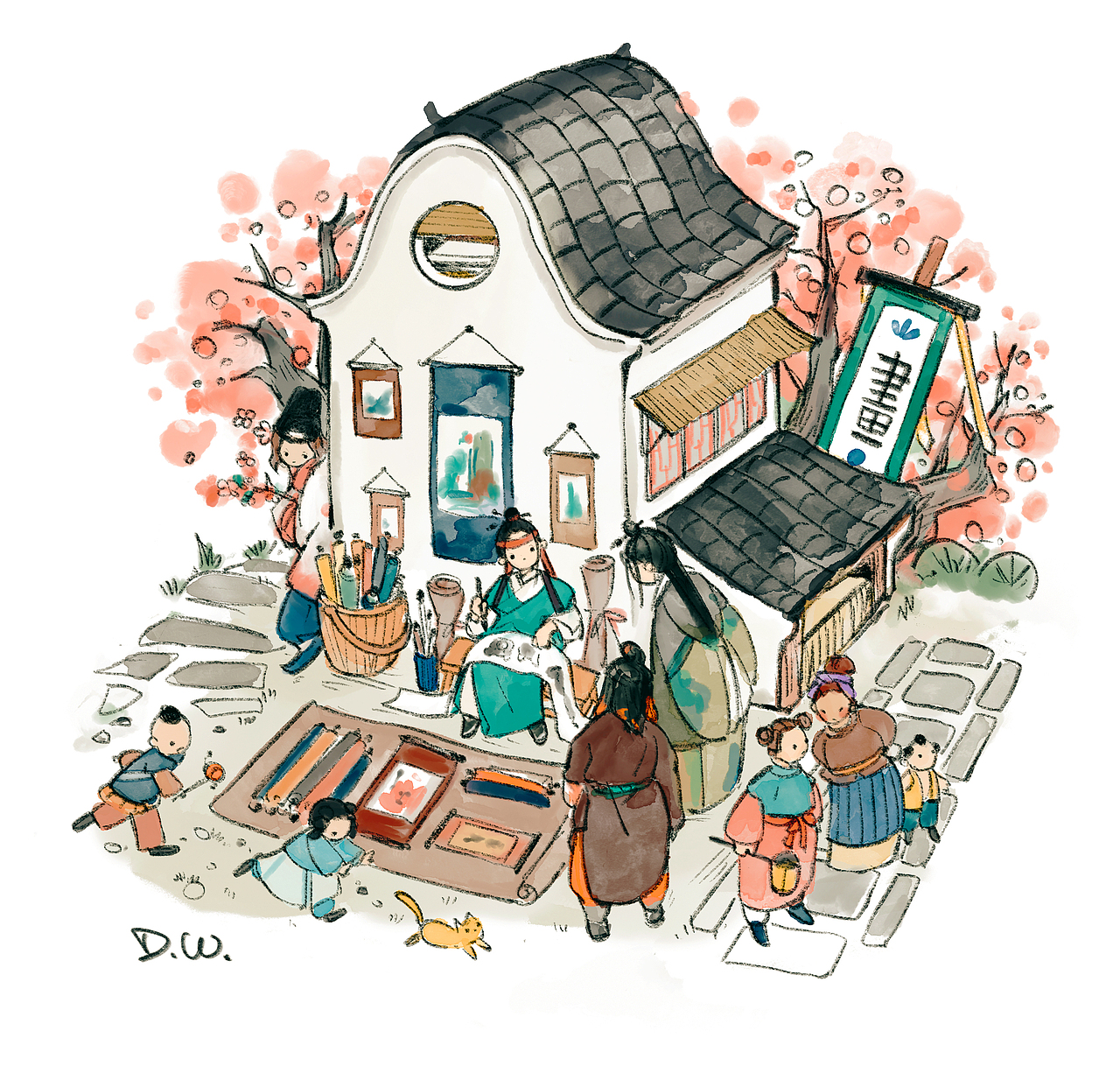 2020插画年终总结