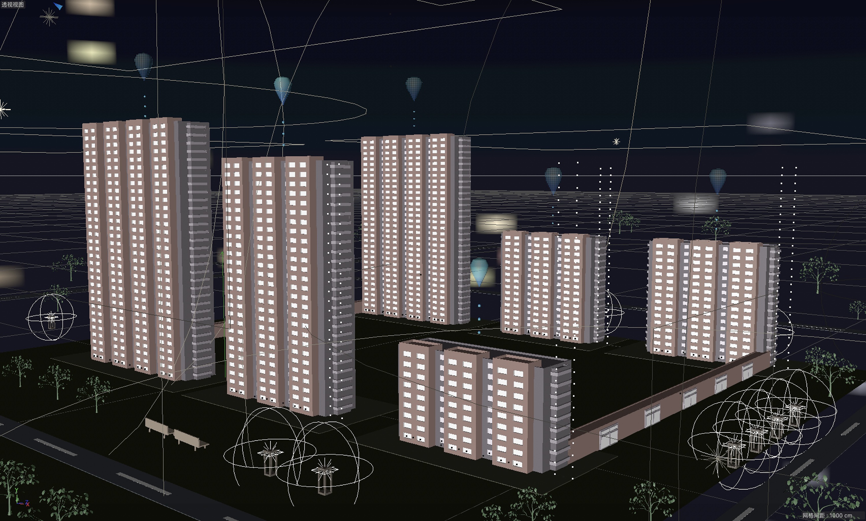 楼宇3d设计|三维|建筑/空间|甜橙味的七木 - 原创作品 - 站酷 (zcool)