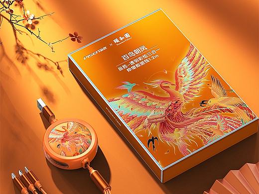 一组国潮数据线