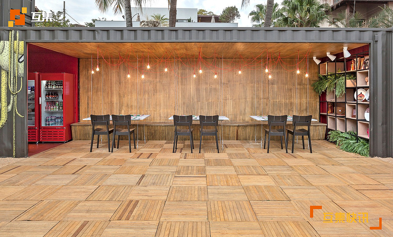 巴西工业风集装箱餐厅