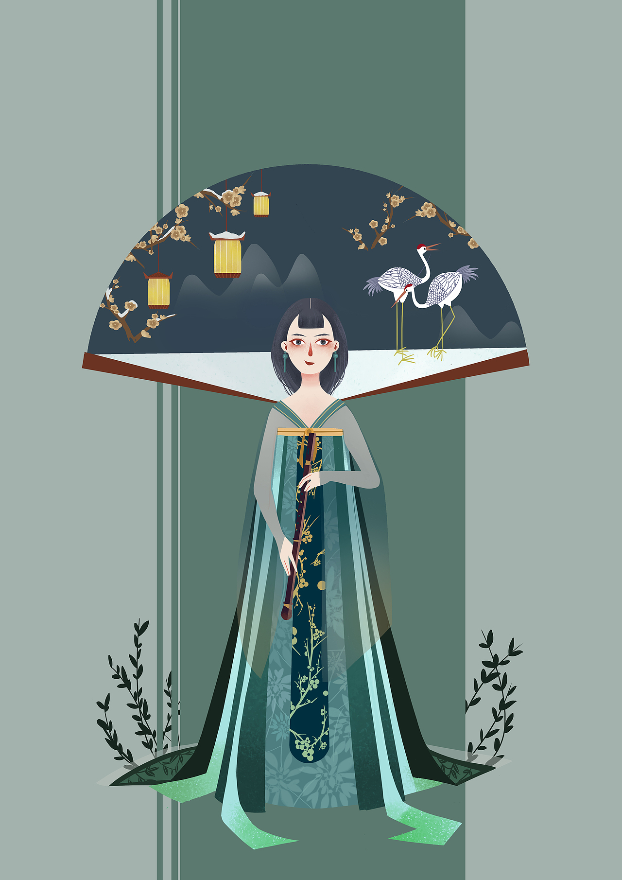 毕设插画（图ZMTUxNjY1NzEy） - 创作习作 - 站酷设计师废田田原创素材 - 站酷ZCOOL