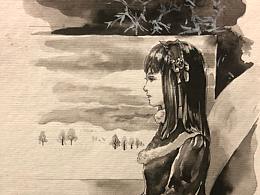 【临摹】小岛文美老师的插画