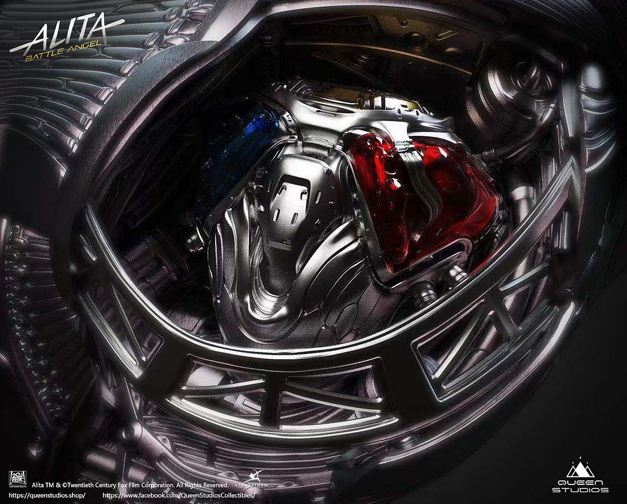 阿丽塔1：1胸像 EX版本 心脏（图ZMTg5OTA2NDE2） - 产品摄影 - 站酷设计师QueenStudios原创素材 - 站酷ZCOOL