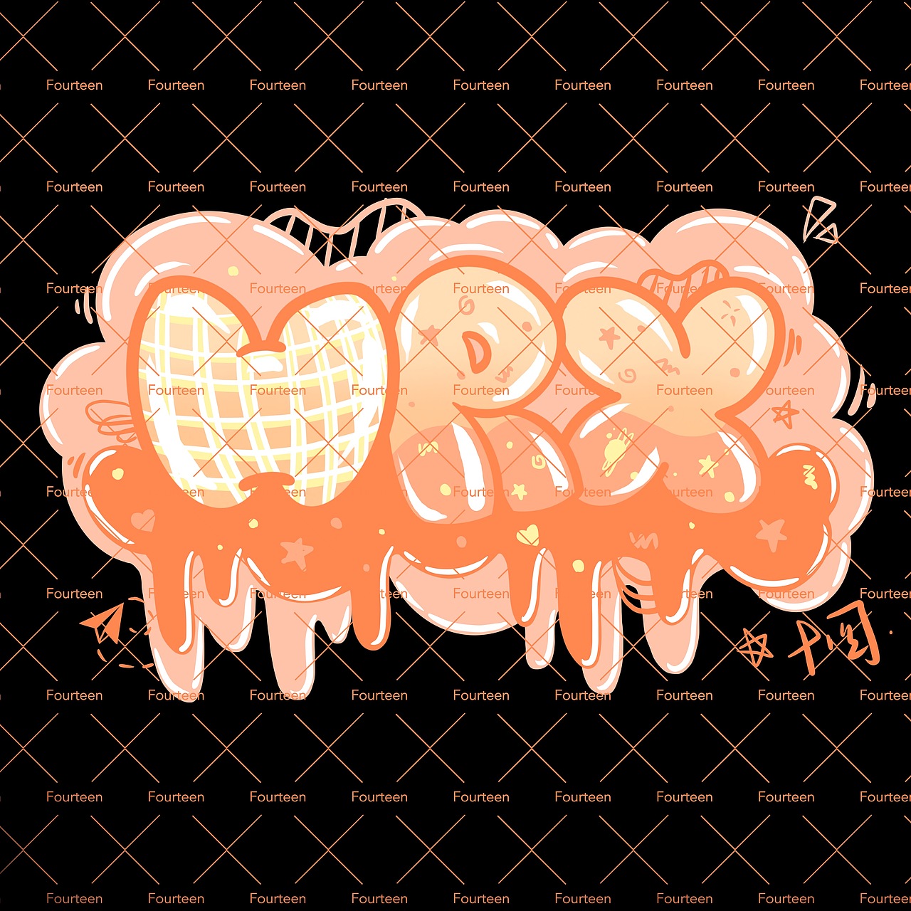 字母涂鸦（图ZMjI5NTE0OTI0） - 新锐潮流插画 - 站酷设计师没有舍曲林原创素材 - 站酷ZCOOL