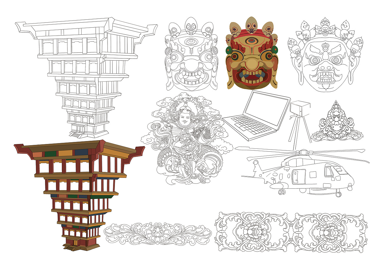 《藏地密码》绘本设计