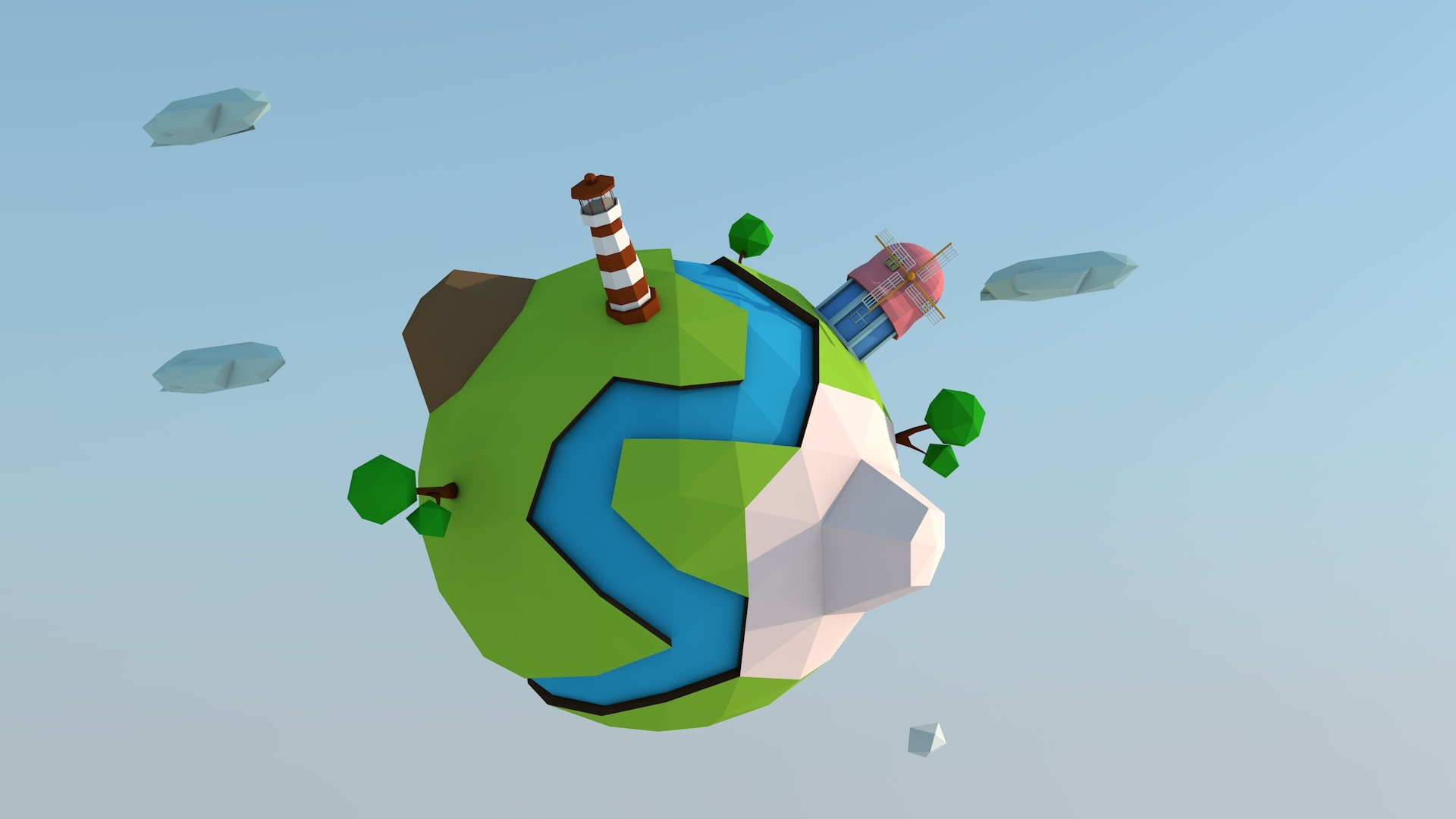 地球|三维|场景|marion宿 - 原创作品 - 站酷 (zcool)