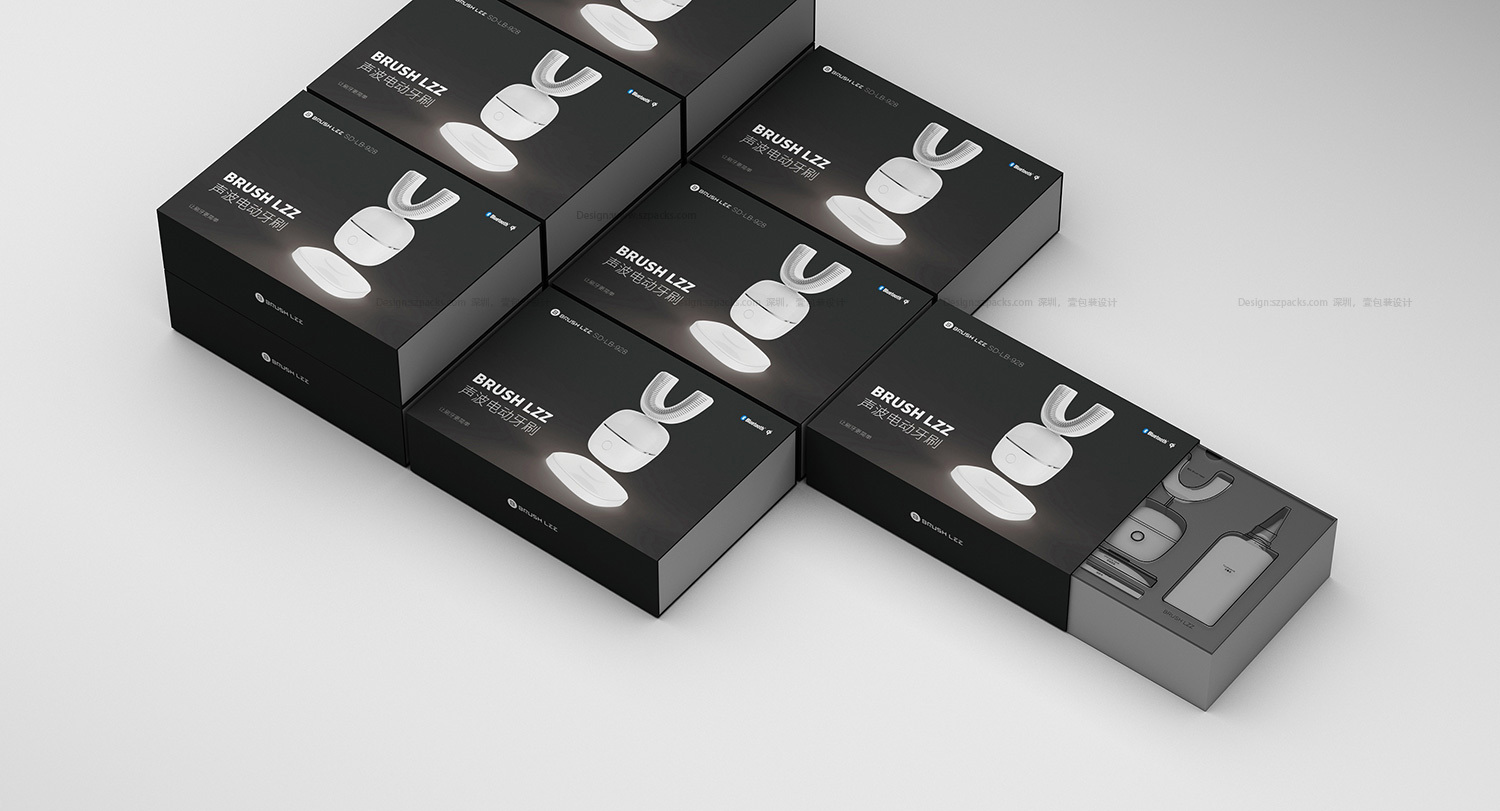 智能电动牙刷包装设计