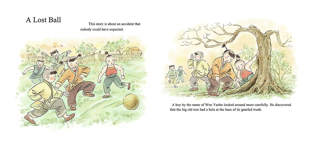 图书《Chinese Folktales 》插图部分（图ZMjg2NTAyNTg0） - 商业插画 - 站酷设计师木屿熙Muyuxi原创素材 - 站酷ZCOOL