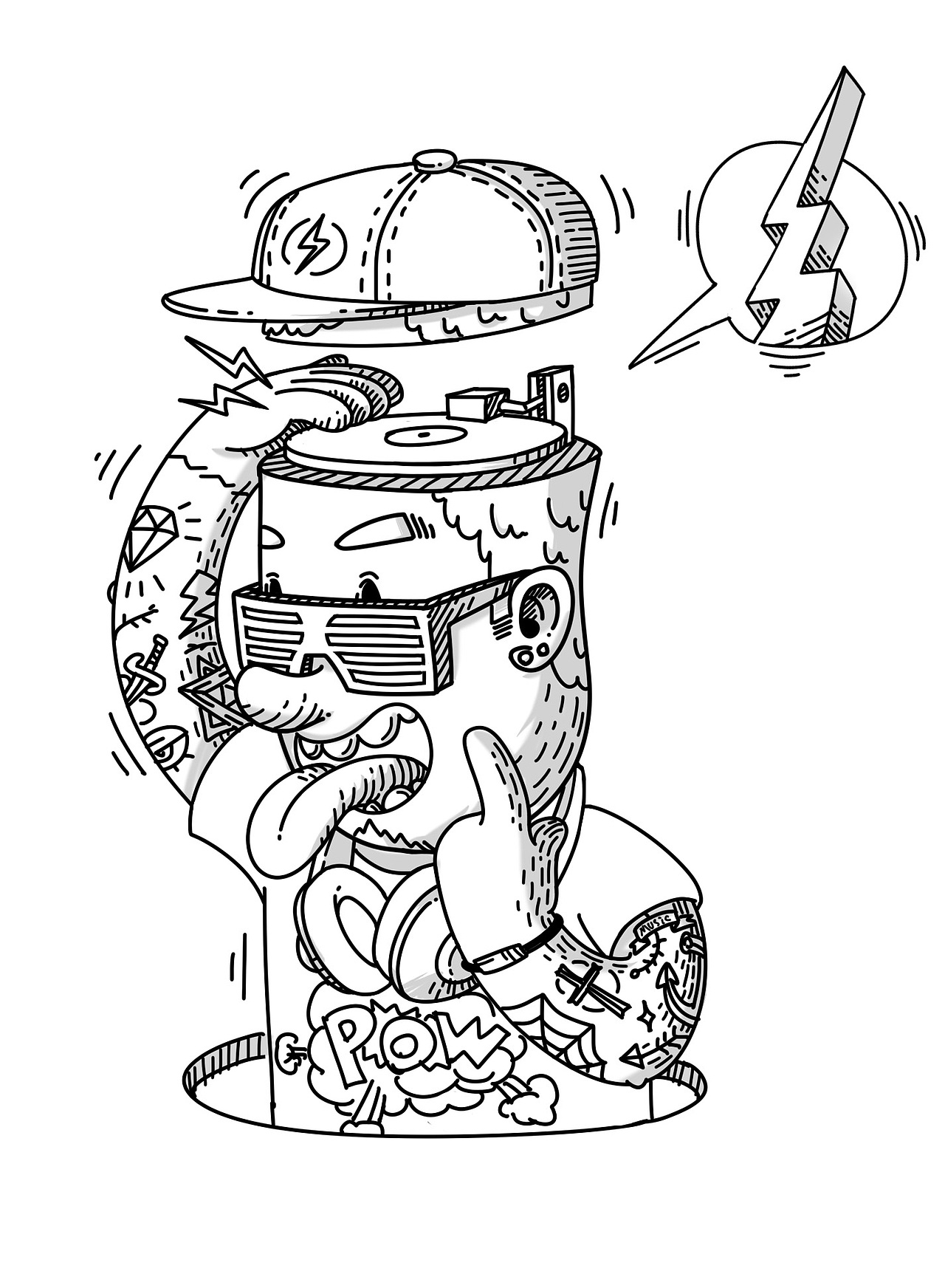 (2017还是2016忘记了)年百威插画作品