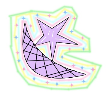 月亮|插画|像素画|zfreedomfashion - 原创作品 - 站酷 (zcool)