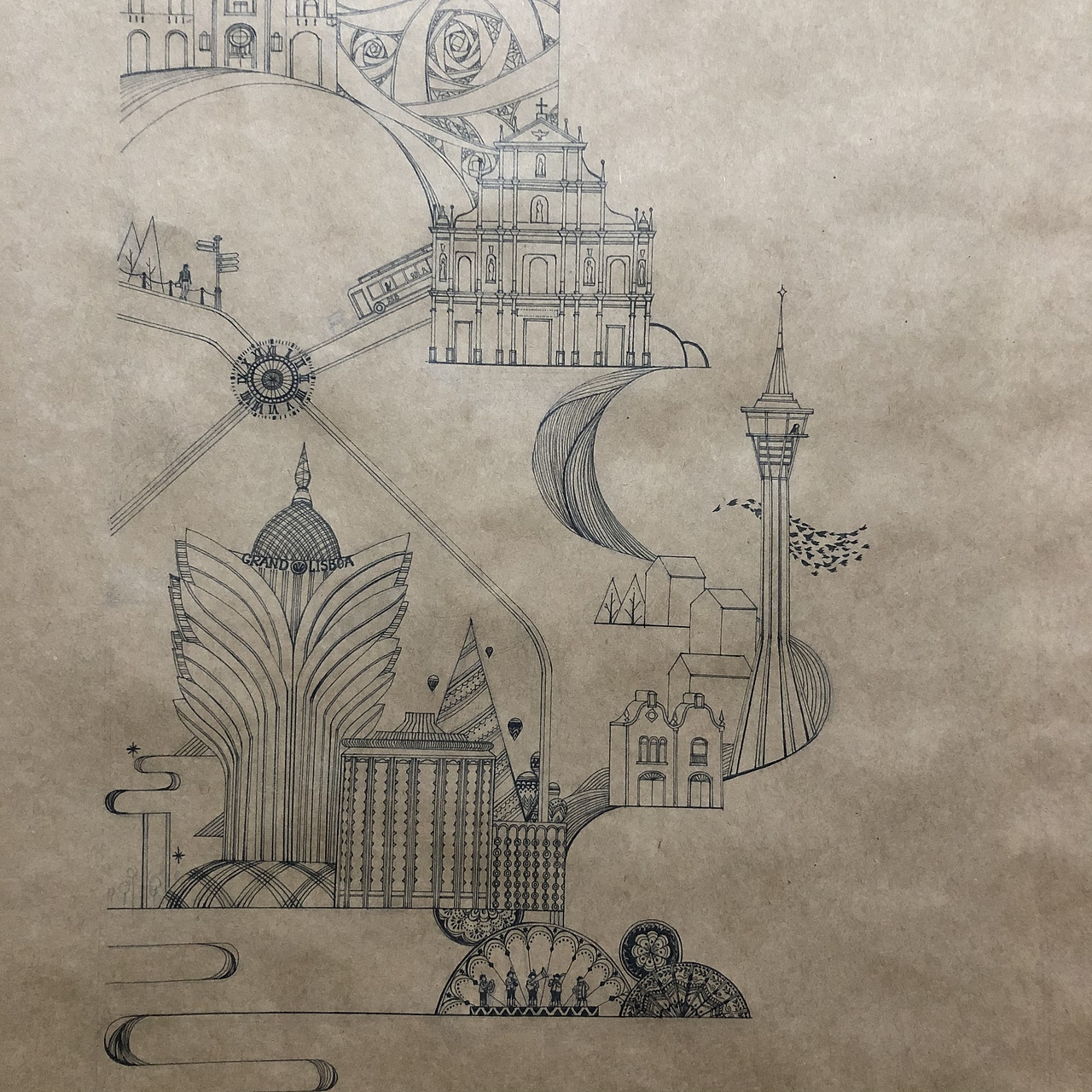 《城市山水》—胡艾苑2021