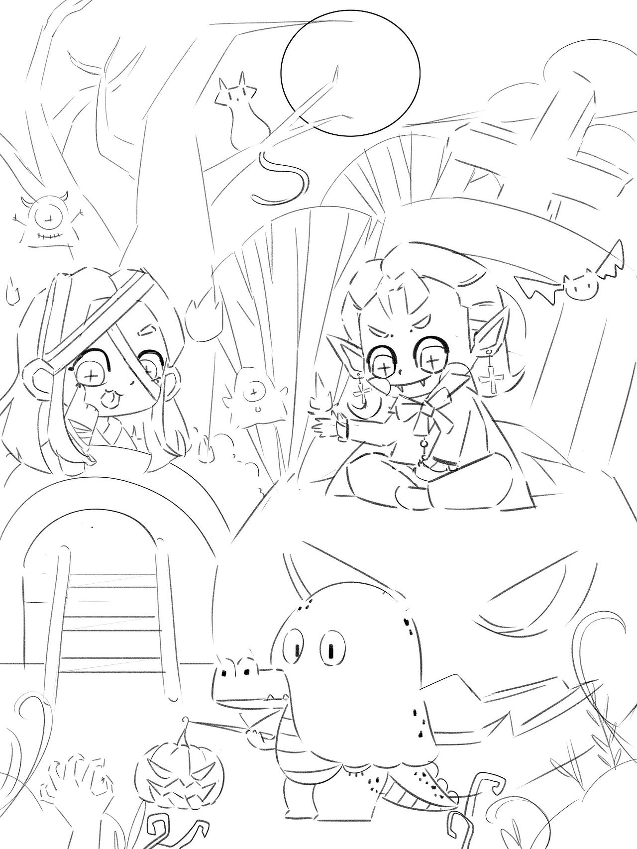 万圣节系列插画