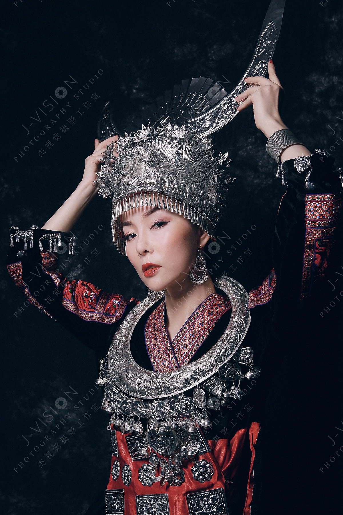 苗族服饰人像摄影