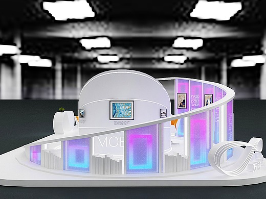 科技感未来展台
