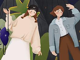 商品海报 - 手绘