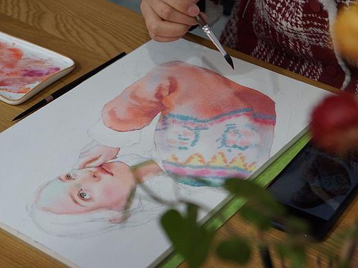 水彩人物绘画过程(武汉成人零基础学水彩)