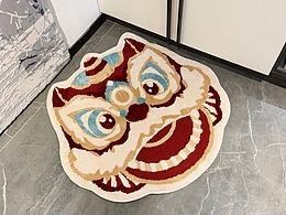 自研小毯 |風(fēng)華正“貓”、國潮醒獅