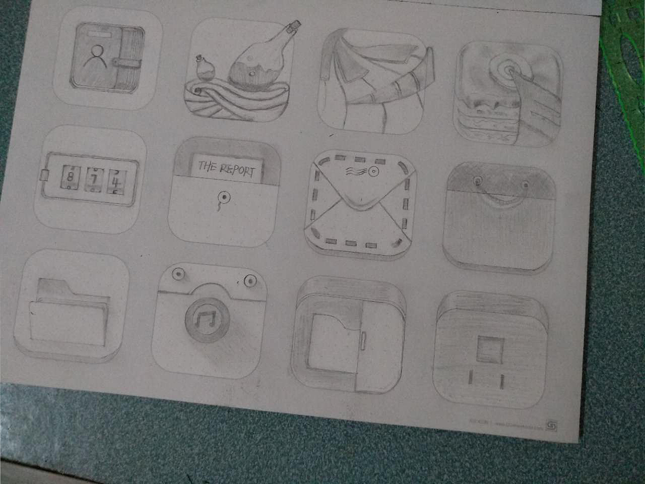 UI设计图标手绘练习第27天（图ZOTE2NTg5NDQ=） - 图标 - 站酷设计师谭学健原创素材 - 站酷ZCOOL