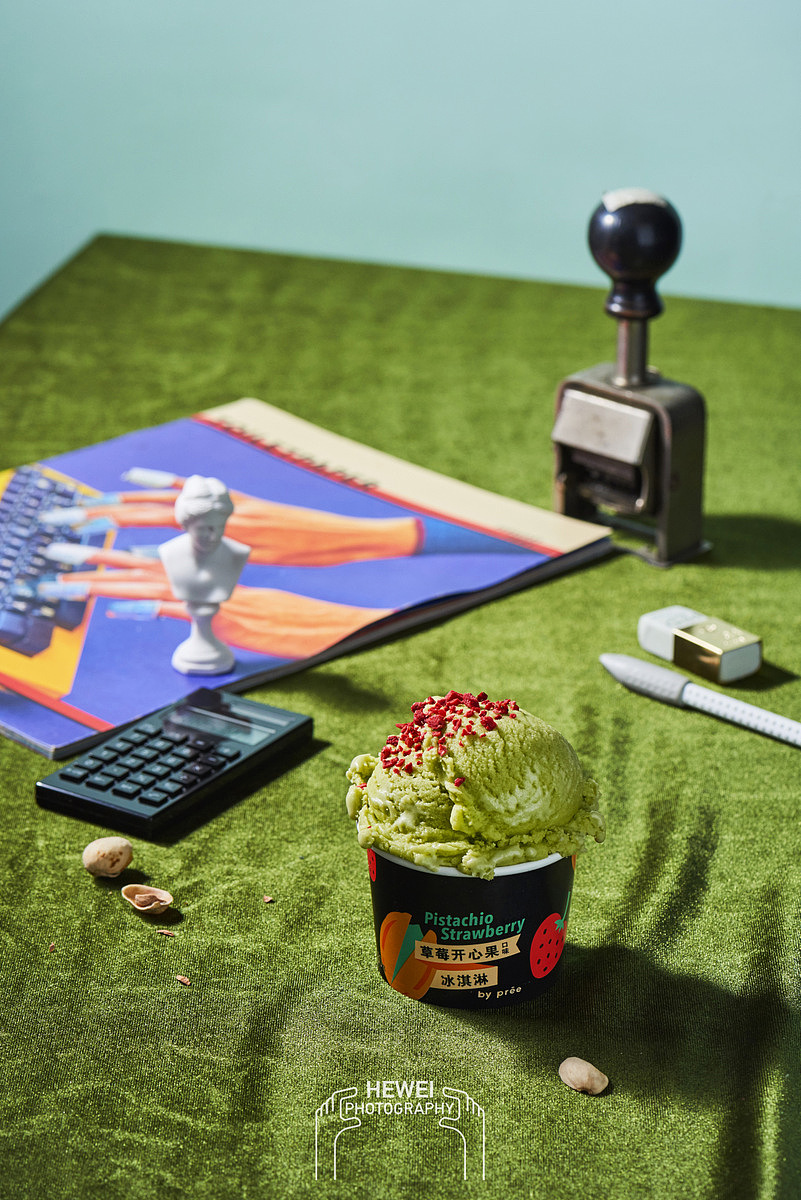 颜值爆表的冰淇淋 Pree - 七月美食摄影实验室