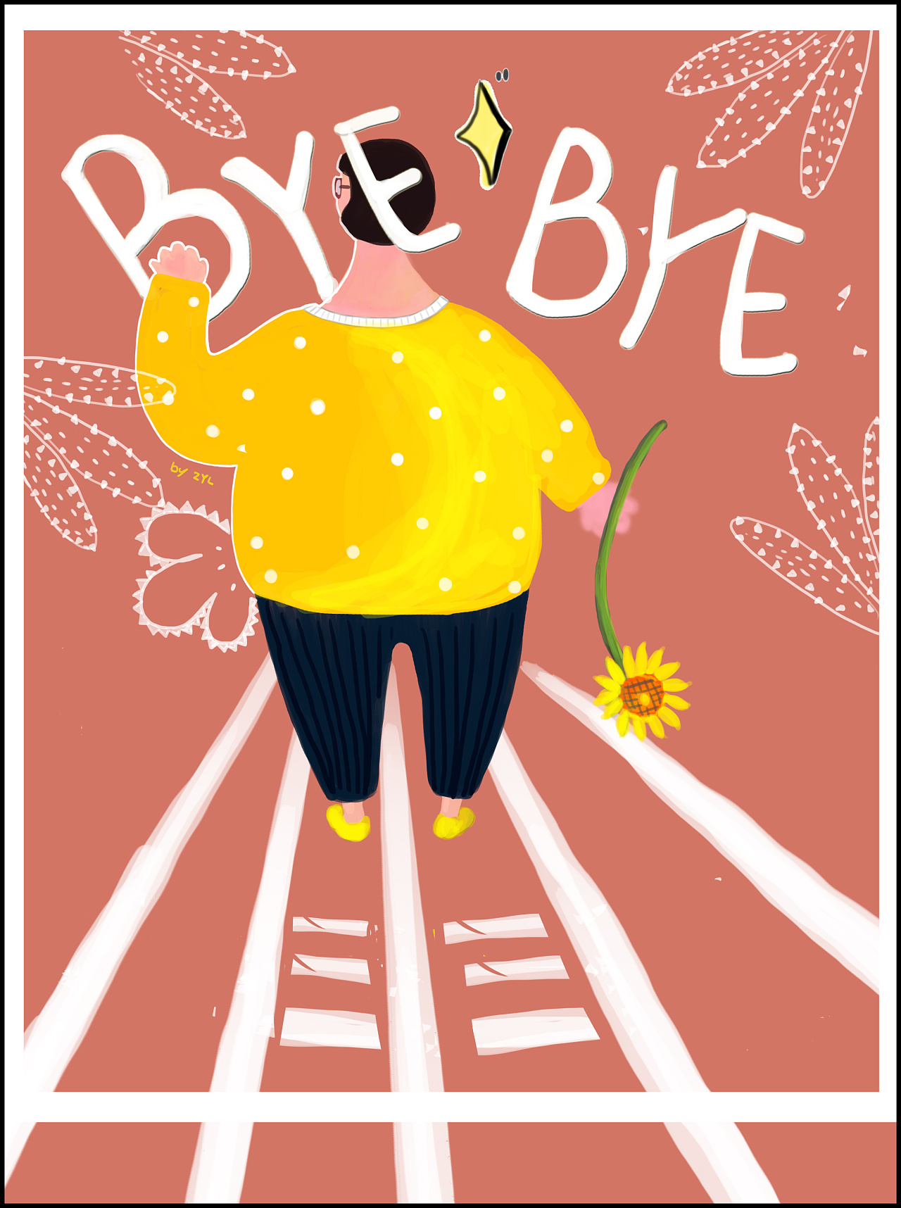 再见再见|插画|创作习作|aurelieee - 原创作品 - 站酷 (zcool)