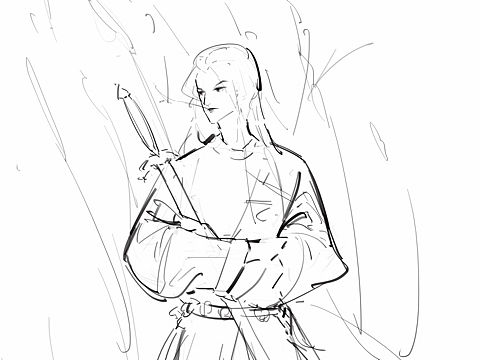 【绘画过程】谁家的小郎君?