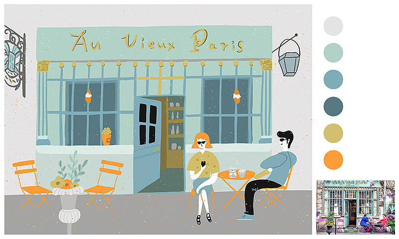 照片转插画10张小练习