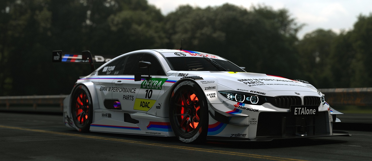 宝马m4 dtm赛车渲染_etalone-站酷zcool