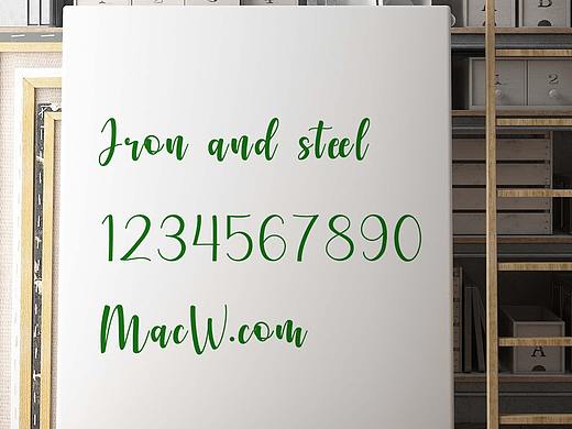 amsterdune花式签名手写字体