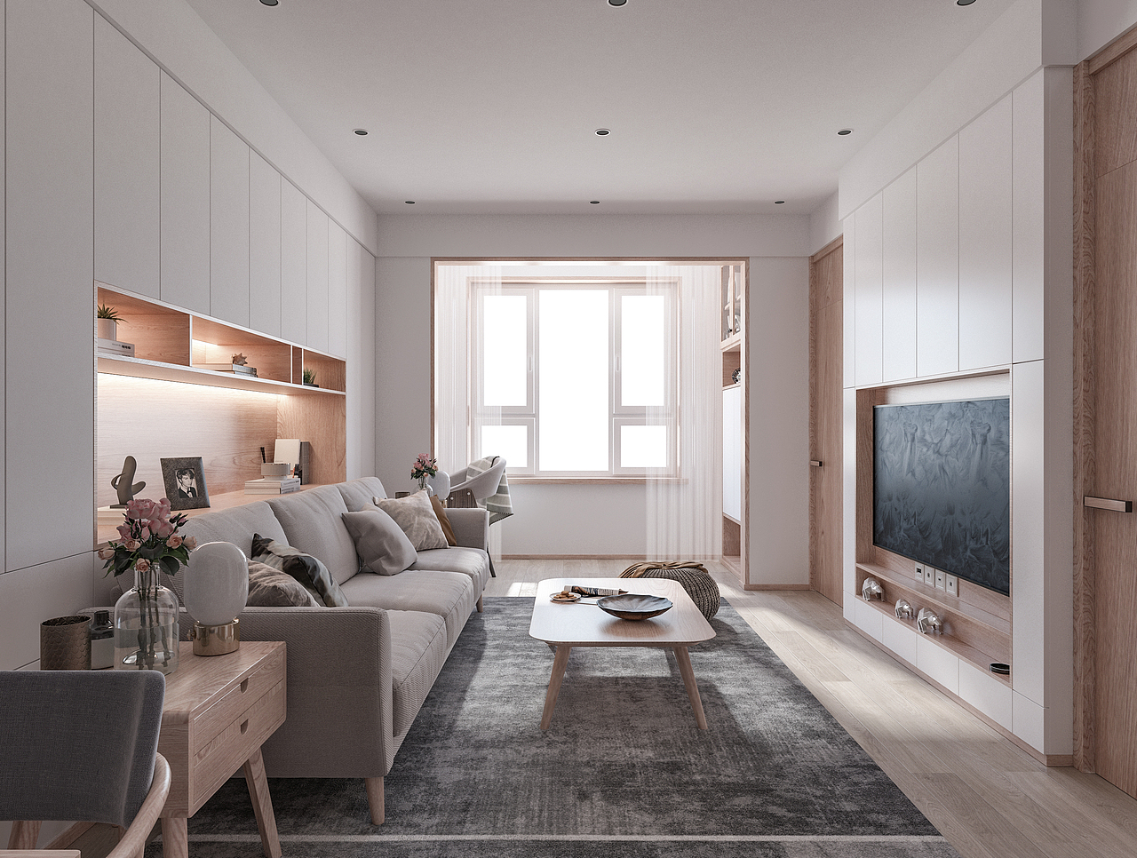 现代原木风格（图ZMjA2OTU4NzQ0） - 家装设计 - 站酷设计师明末边军原创素材 - 站酷ZCOOL