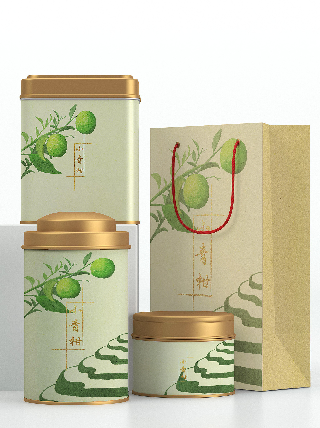 小青柑包装设计（图ZMjYyOTc3NTI4） - 商业插画 - 站酷设计师小人兒原创素材 - 站酷ZCOOL