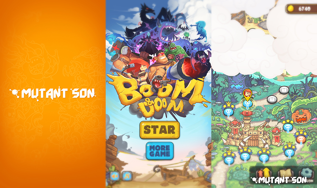 Game Art of Boom&Doom（图ZMzg5NjYyMDQ=） - 游戏原画 - 站酷设计师手持平行光原创素材 - 站酷ZCOOL