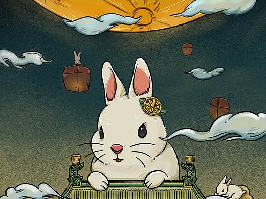 中秋节海报设计（个人主页-ZMzI5MjA1NDQ=） - 海报 - 站酷设计师朱艺麟原创素材 - 站酷ZCOOL