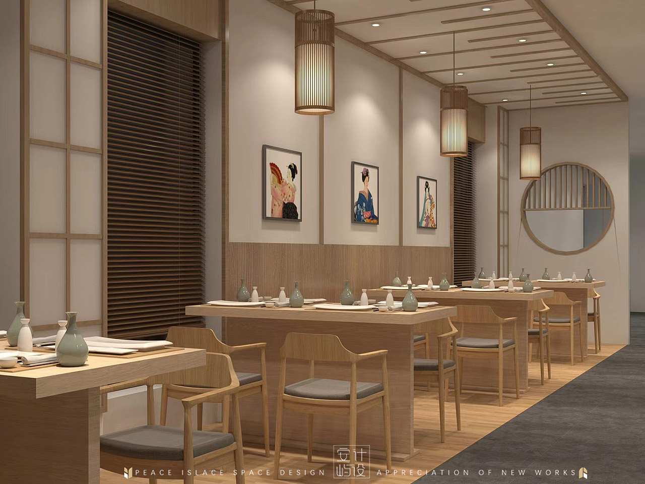 600平-日式餐饮表现