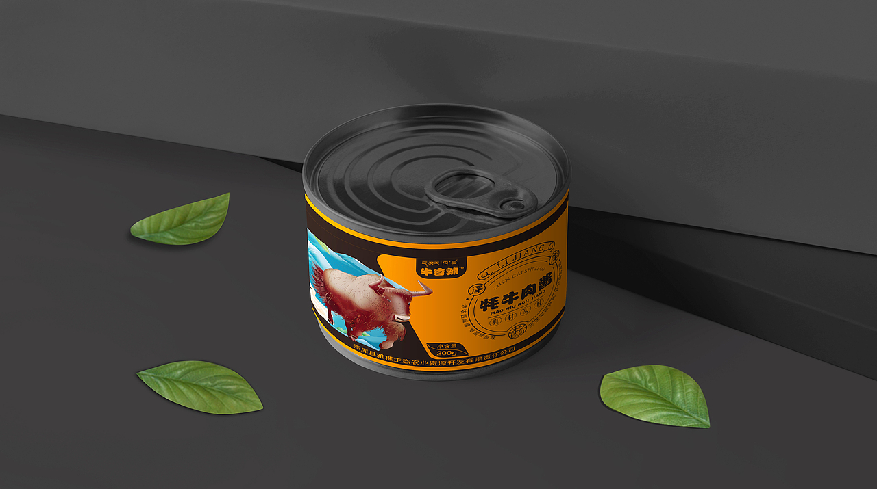 牦牛香辣酱 原创插画抄袭必究