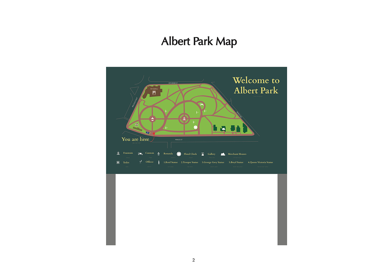 奥克兰公园指引道路系统