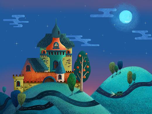 山中城堡（个人主页-ZNDE1NzQ5ODg=） - 创作习作 - 站酷设计师别翘小乙巴原创素材 - 站酷ZCOOL