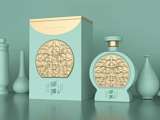 对称美学 酒包装设计