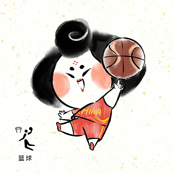 【唐妞】也来参加奥运会啦！（图ZMjY2MDE1NDQw） - 商业插画 - 站酷设计师二乔先生原创素材 - 站酷ZCOOL