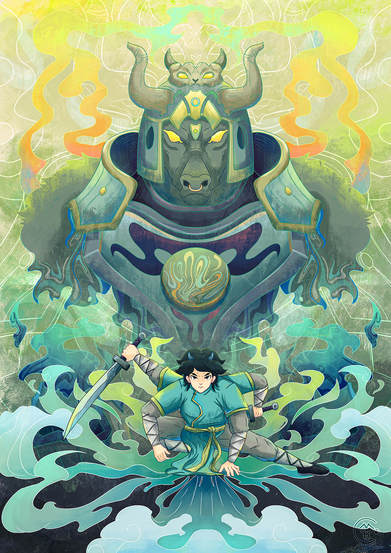 国潮---《十二生肖守护灵》（图ZMjc4NjU1Mzg4） - 商业插画 - 站酷设计师非池中物设计原创素材 - 站酷ZCOOL