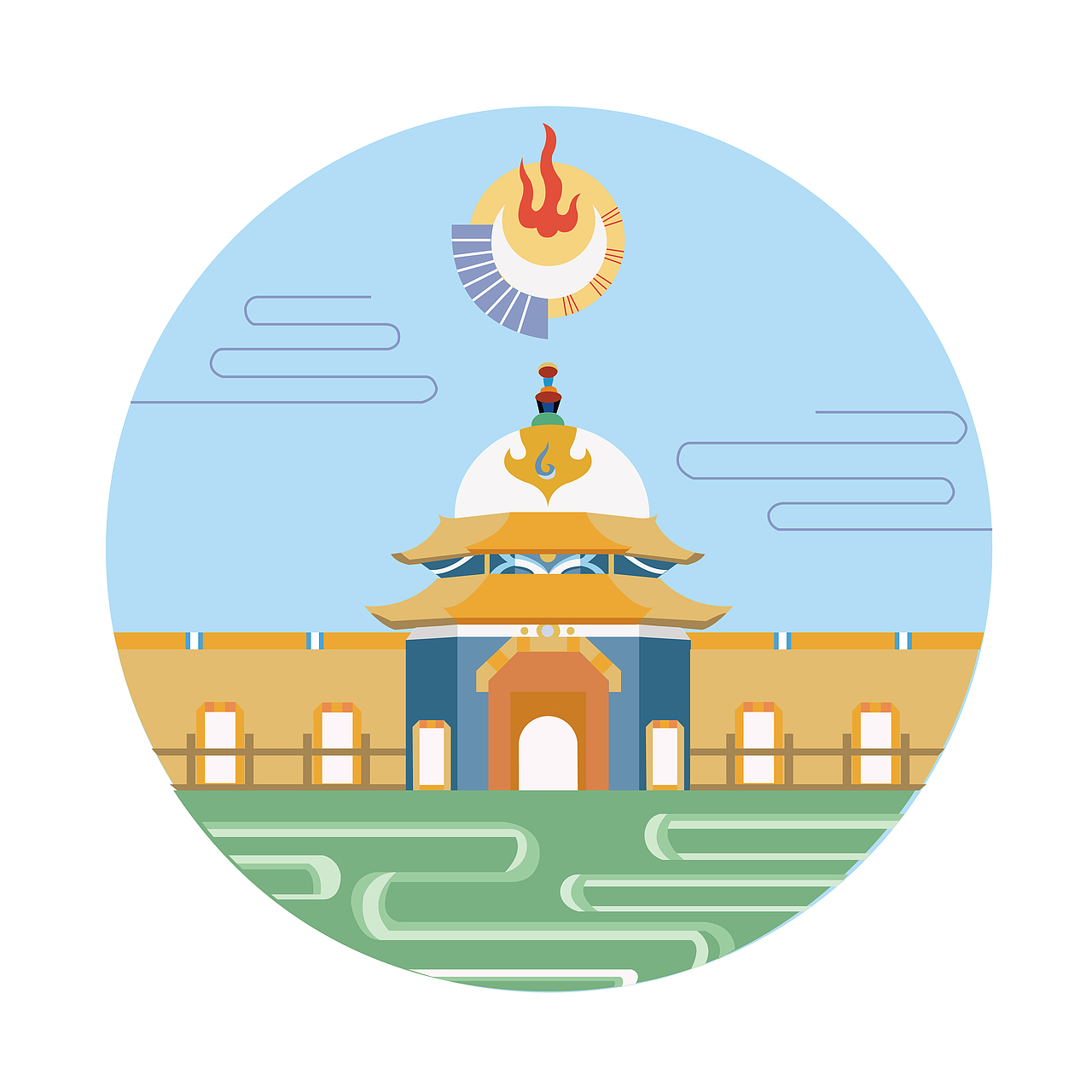 内蒙印象（图ZNjkwMzc0MzY=） - 图案 - 站酷设计师会飞的小L原创素材 - 站酷ZCOOL
