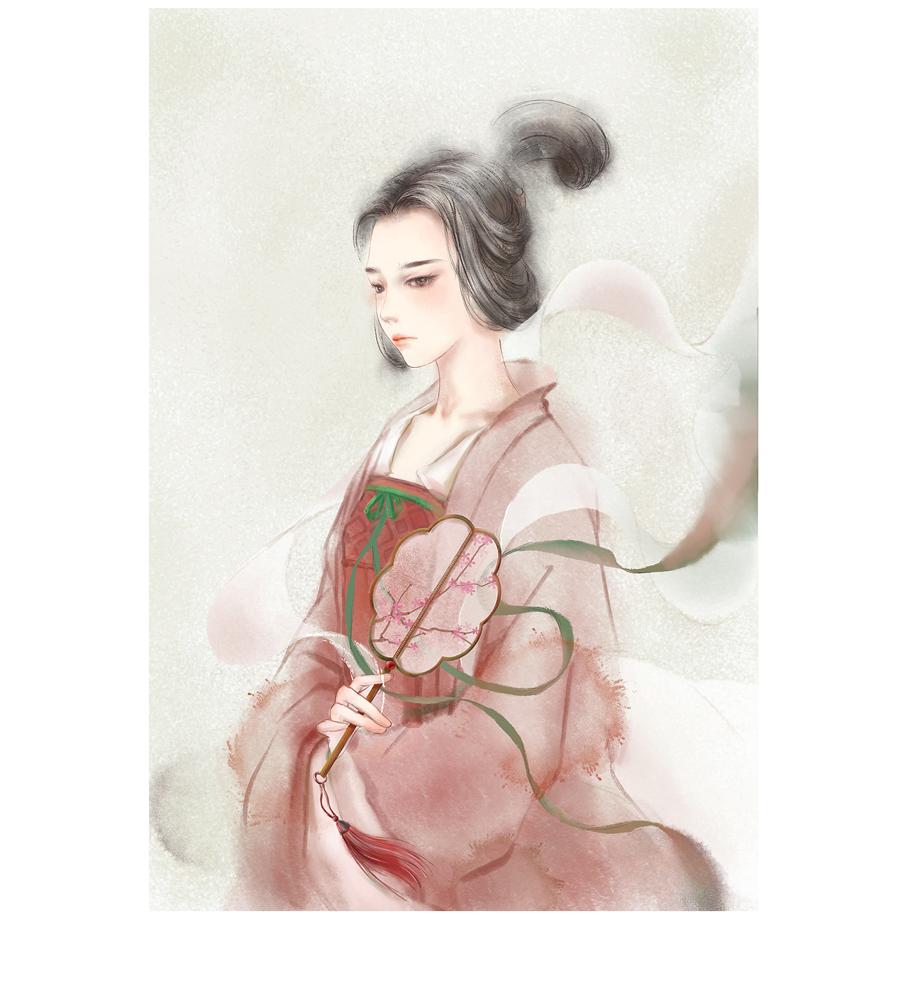 两个古风小姐姐（图ZMTYyNTUyOTY4） - 艺术插画 - 站酷设计师兔耳朵喵原创素材 - 站酷ZCOOL