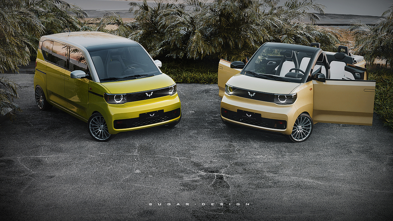 五菱宏光mini ev四座敞篷车新车预览