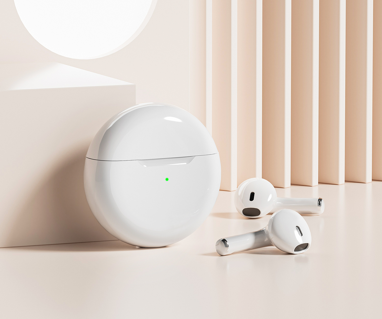 产品渲染 -《蓝牙耳机》