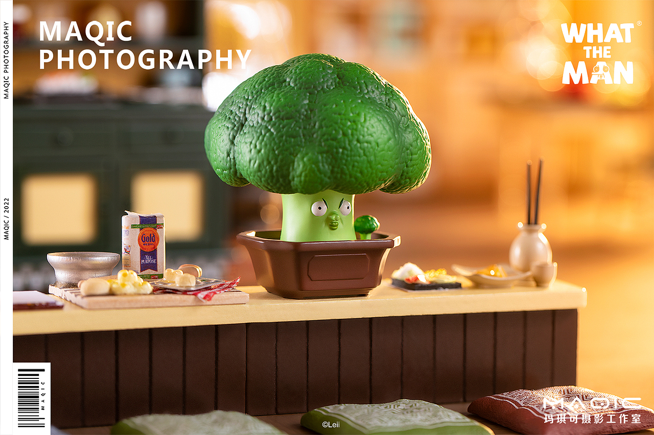 What the man《盒凸人》食物搞怪系列盲盒——潮玩盲盒