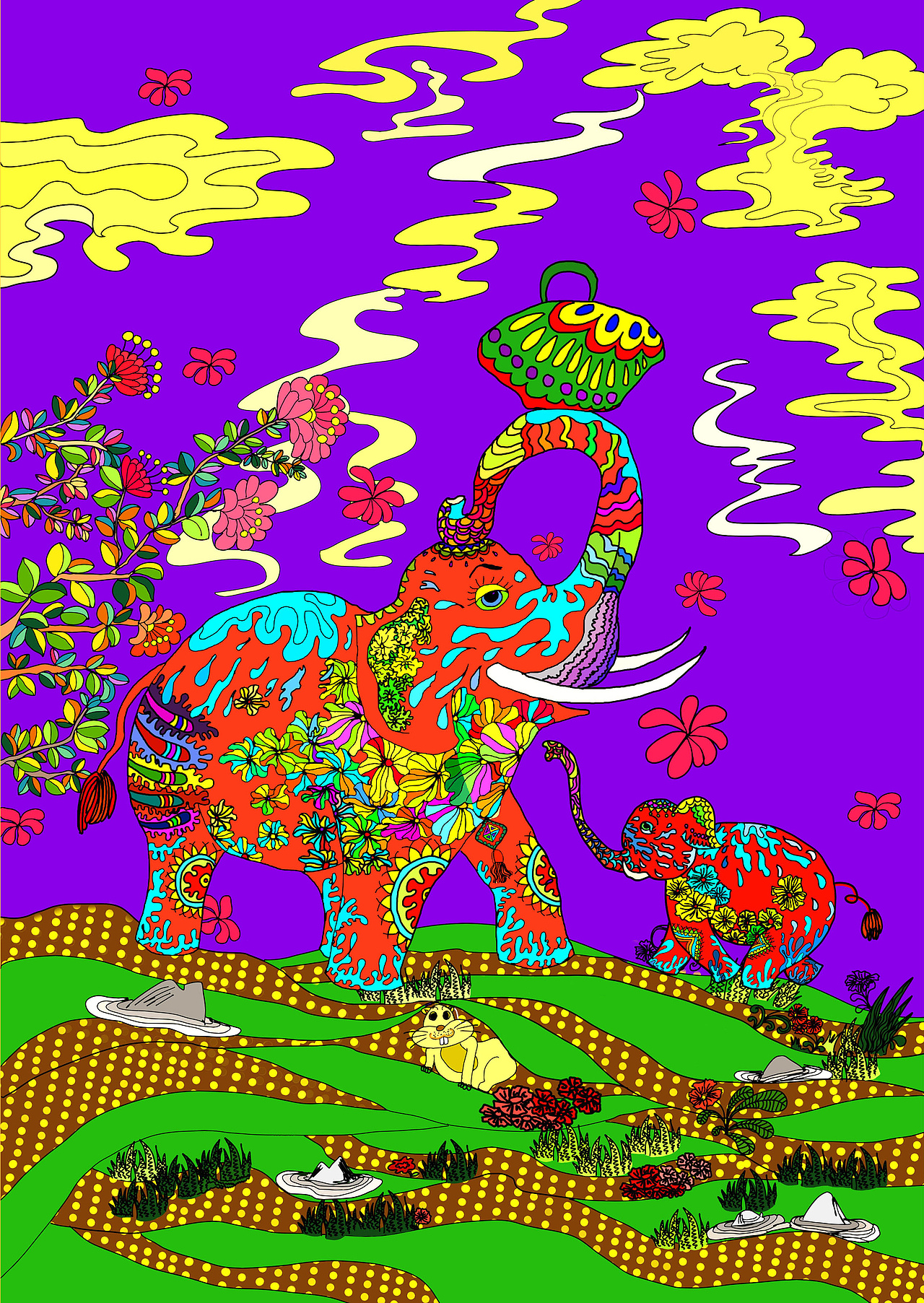 插画图案设计（图ZMTE2ODkxNDg4） - 商业插画 - 站酷设计师胡圈圈原创素材 - 站酷ZCOOL