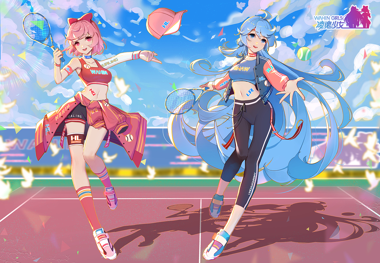 运动会 网球少女