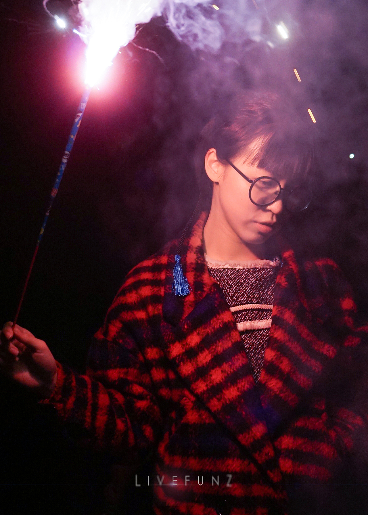 微单的极限挑战~人像与黑暗中转瞬即逝的焰火