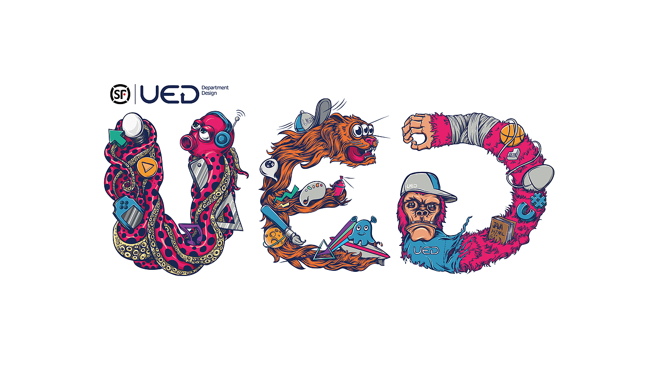 SF.Tech UED插图设计